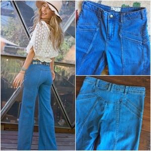 Free people 70’s wise leg bell bottom jeans